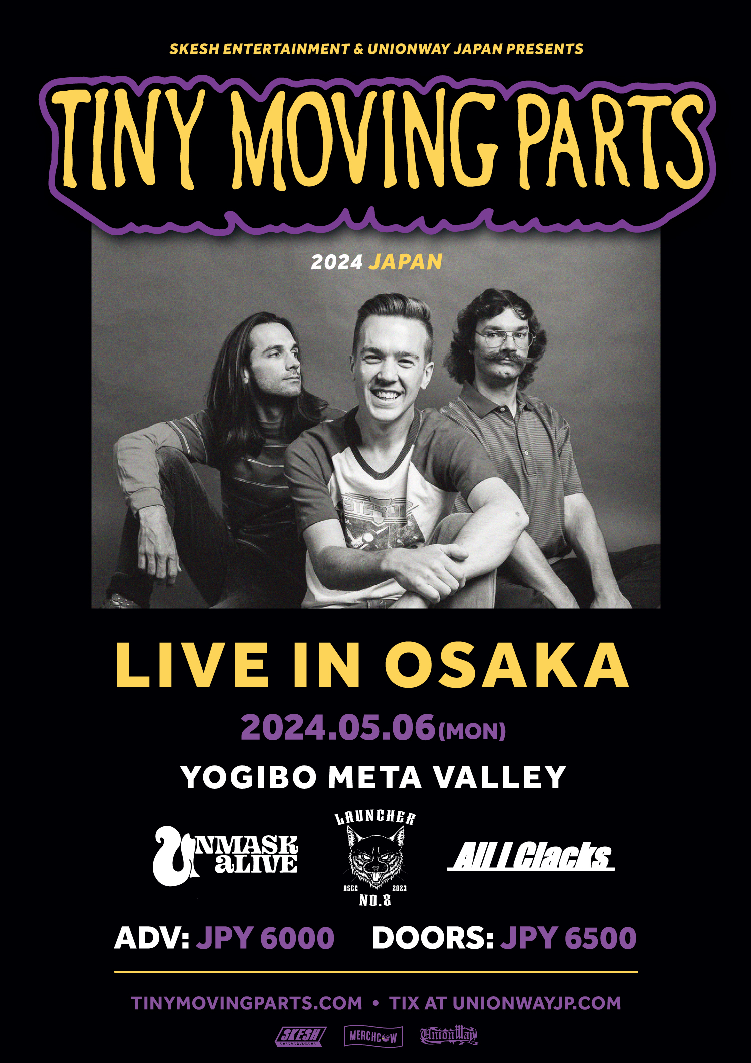 5/6 TINY MOVING PARTS 2024 JAPAN 大阪 Yogibo META VALLEYの写真
