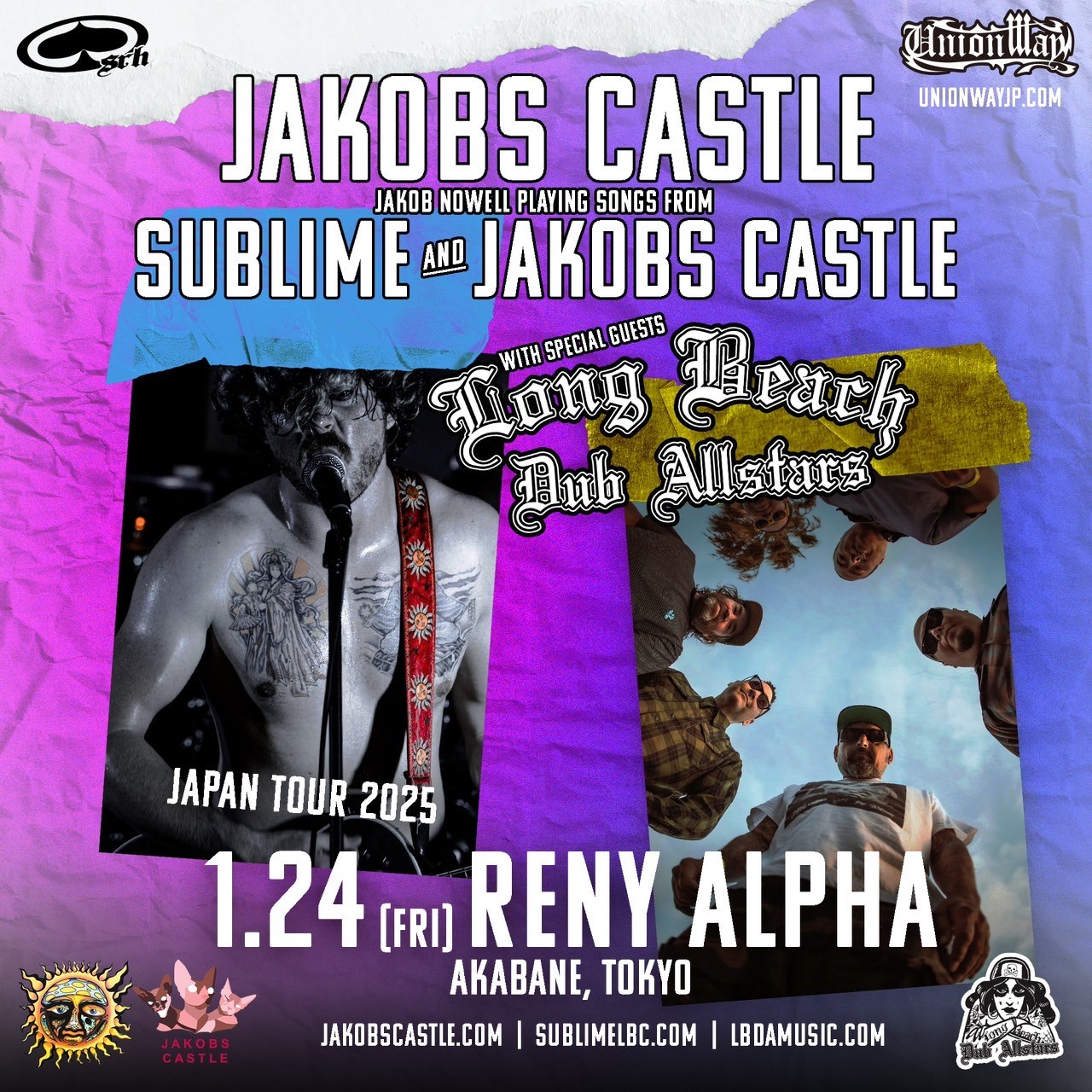 1/24 JAKOBS CASTLE&LONG BEACH DUB ALLSTARS JAPAN TOUR 2025 赤羽 ReNY alphaの写真